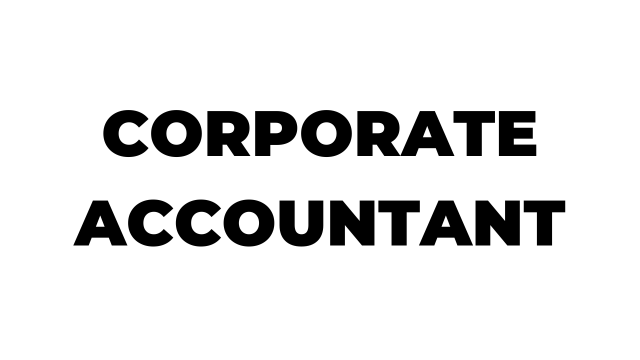 Corporate Accountant Jobs Description