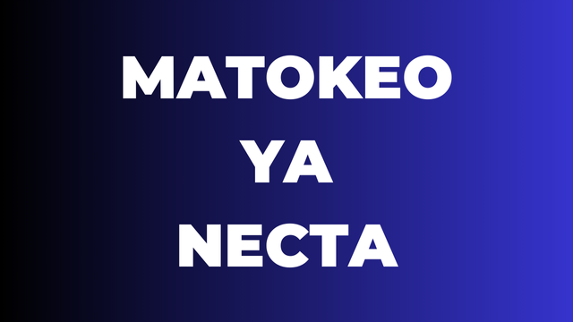 NECTA National Examinations Council of Tanzania