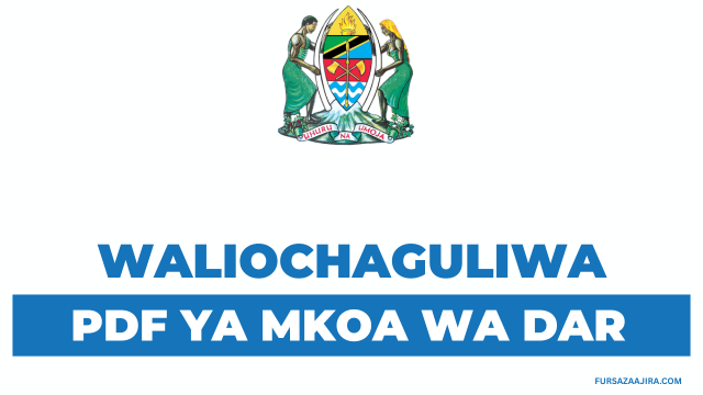 Waliochaguliwa Kidato cha Tano 2025 Dar Es Salaam PDF